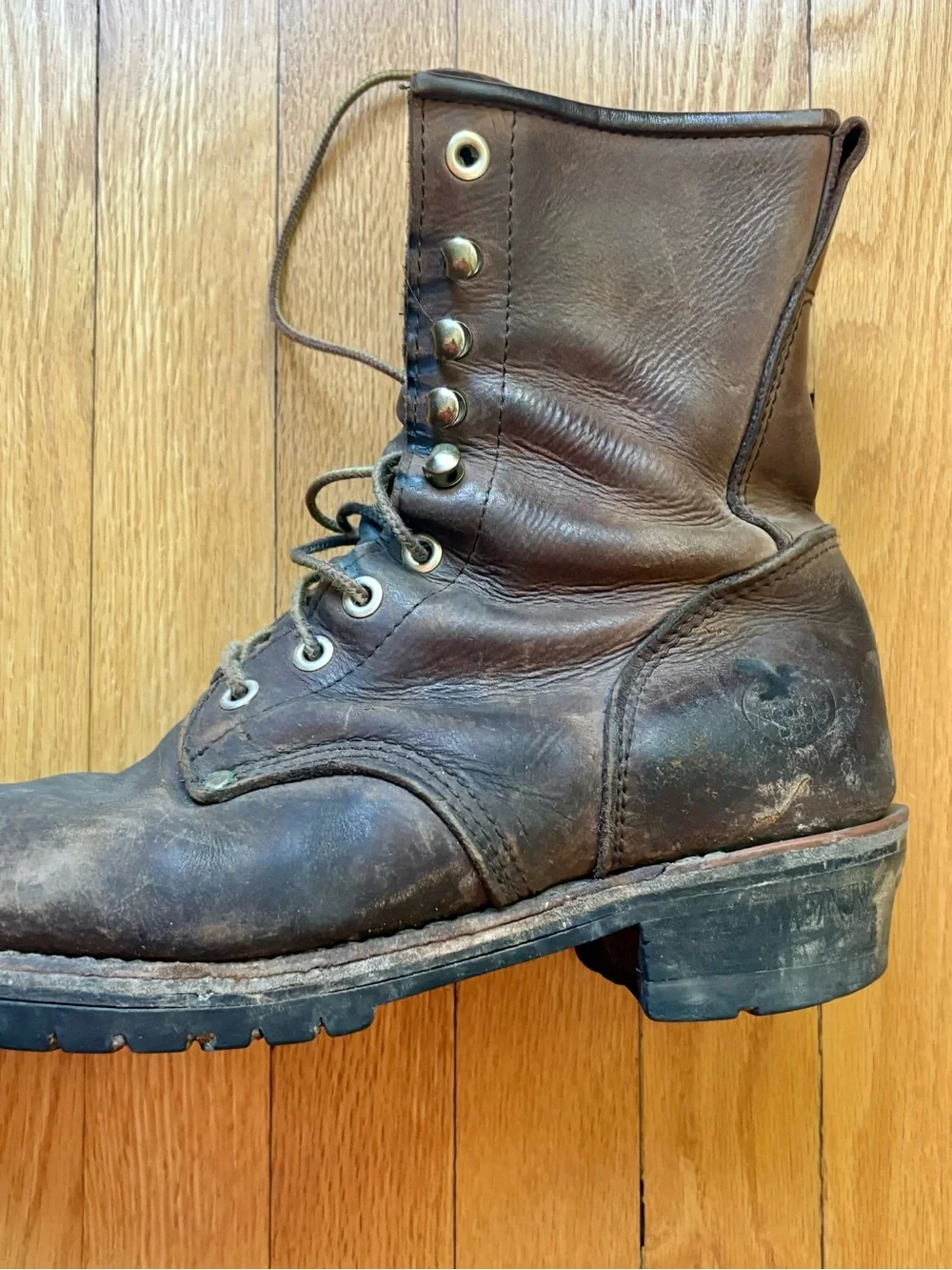 Georgia Boot Men’s Logger Steel Toe  Boots US Size 10.5 Brown